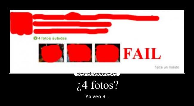 ¿4 fotos? - Yo veo 3...