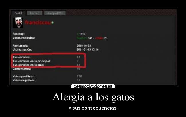 Alergia a los gatos - 