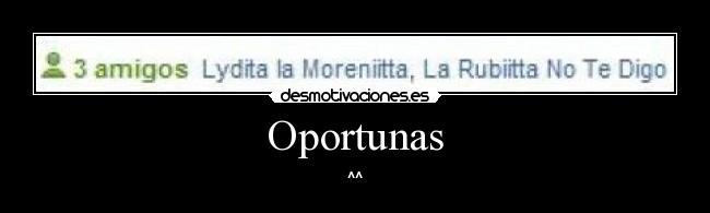 Oportunas - ^^