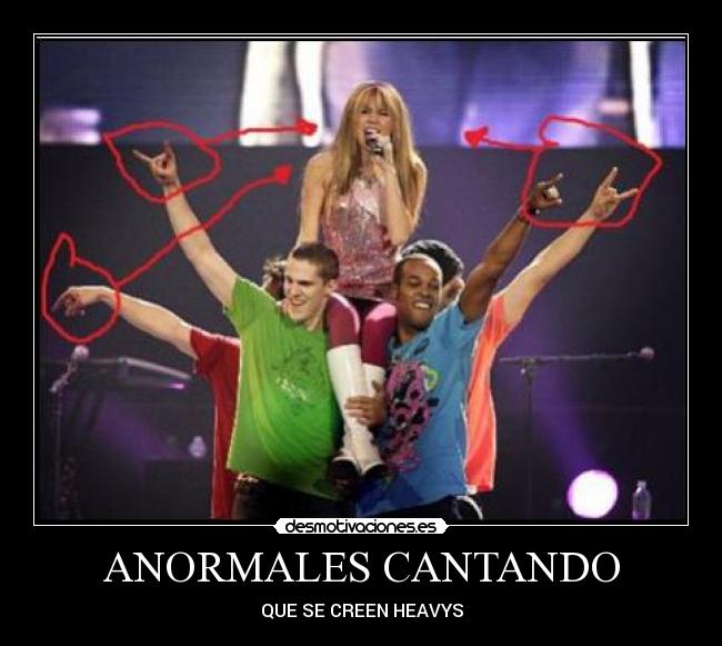 ANORMALES CANTANDO - QUE SE CREEN HEAVYS