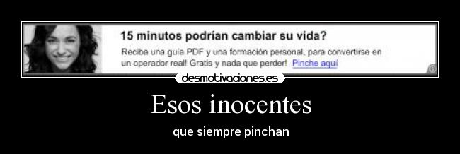 Esos inocentes -