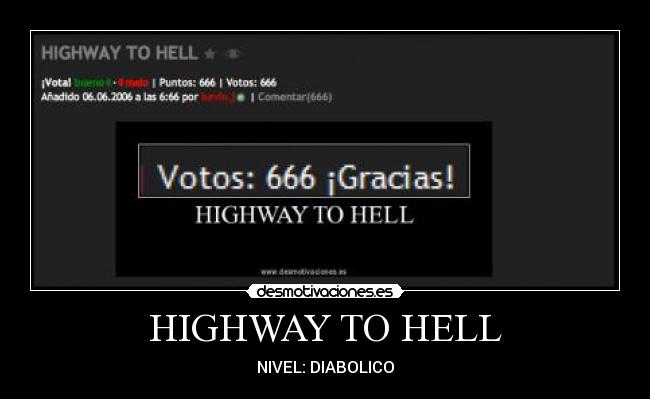 HIGHWAY TO HELL -