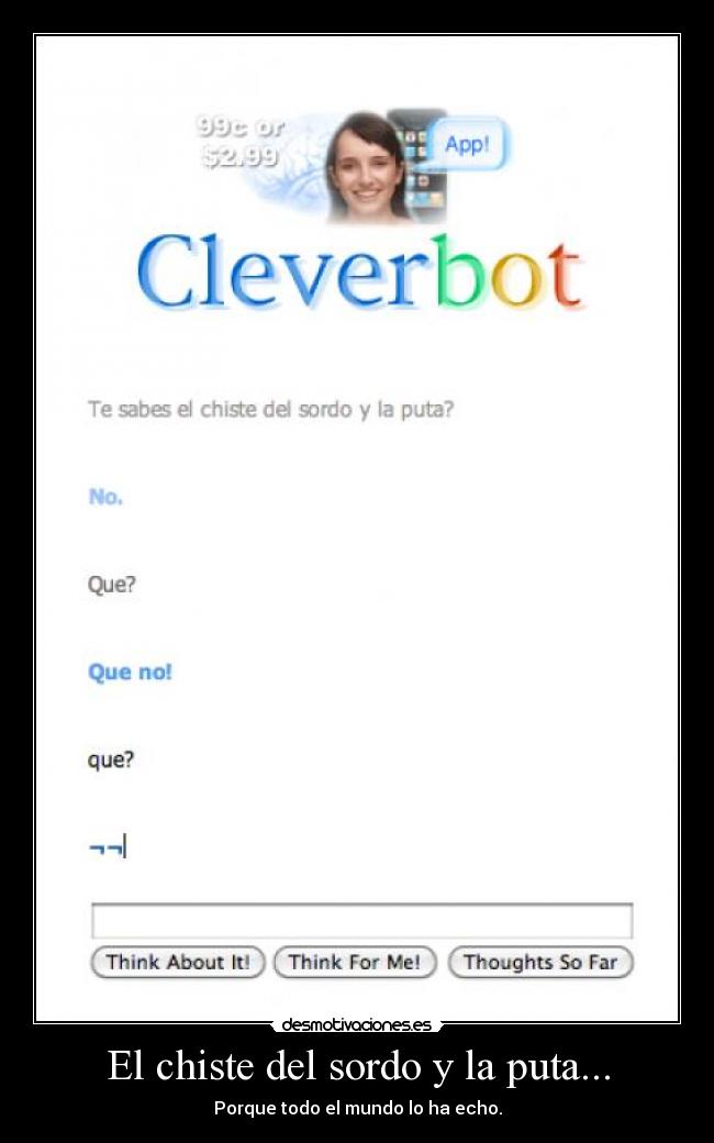 El chiste del sordo y la puta... -
