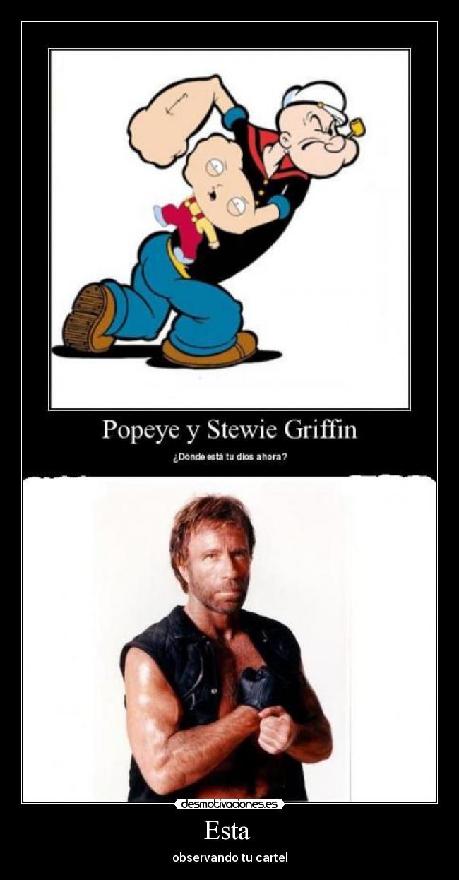 Esta - observando tu cartel