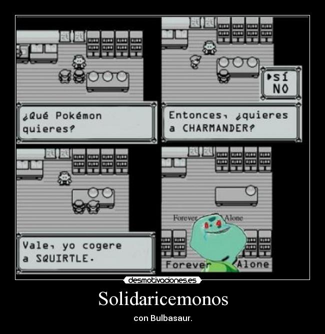 carteles bulbasaur pokemon ash charmander squirtle desmotivaciones