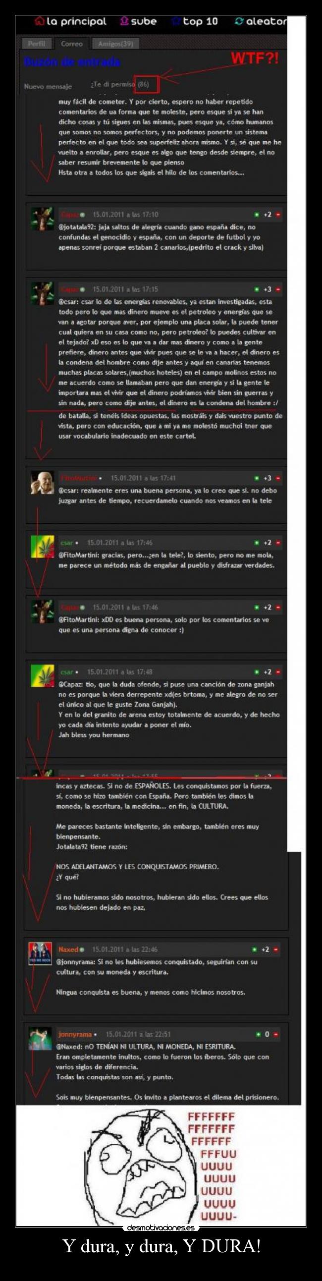 Y dura, y dura, Y DURA! -