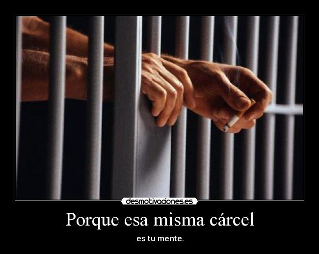 carteles porque esa misma carcel mente desmotivaciones
