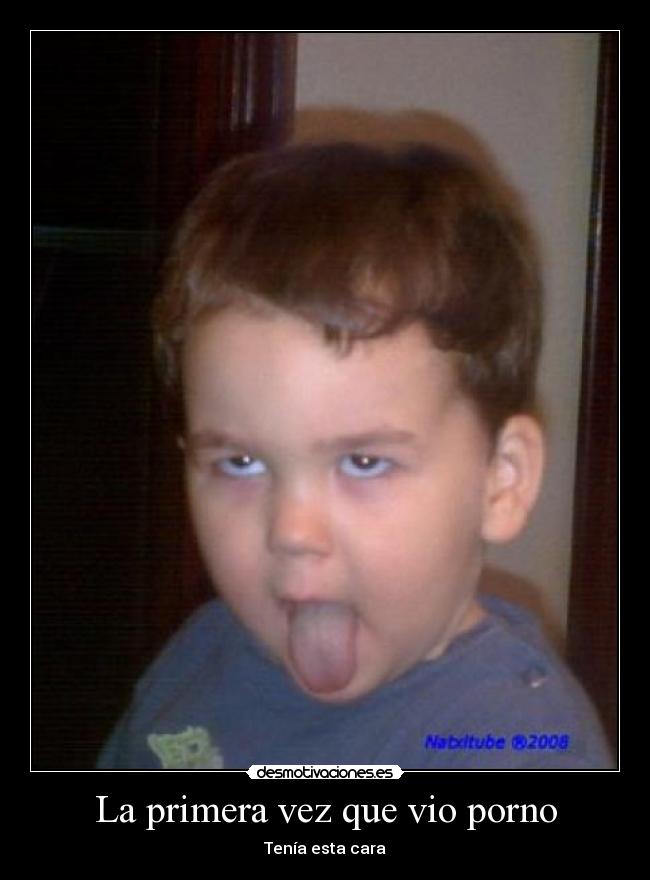 La primera vez que vio porno -