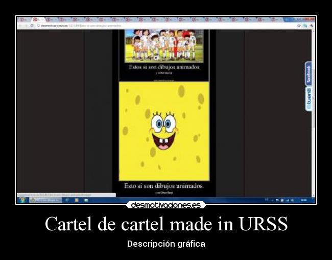 Cartel de cartel made in URSS -