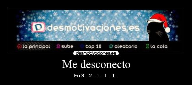 Me desconecto - 