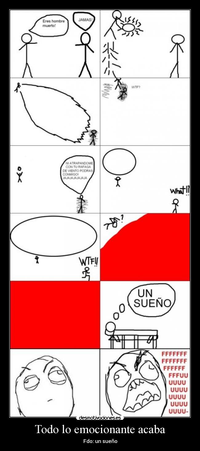 Todo lo emocionante acaba - Fdo: un sueño