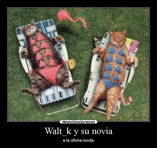 Walt_k y su novia - a la última moda.