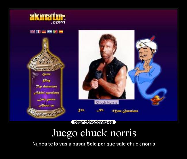 carteles chuck norris desmotivaciones