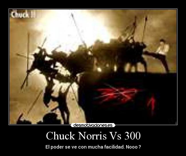 Chuck Norris Vs 300 - 