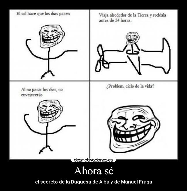 Ahora sé - el secreto de la Duquesa de Alba y de Manuel Fraga