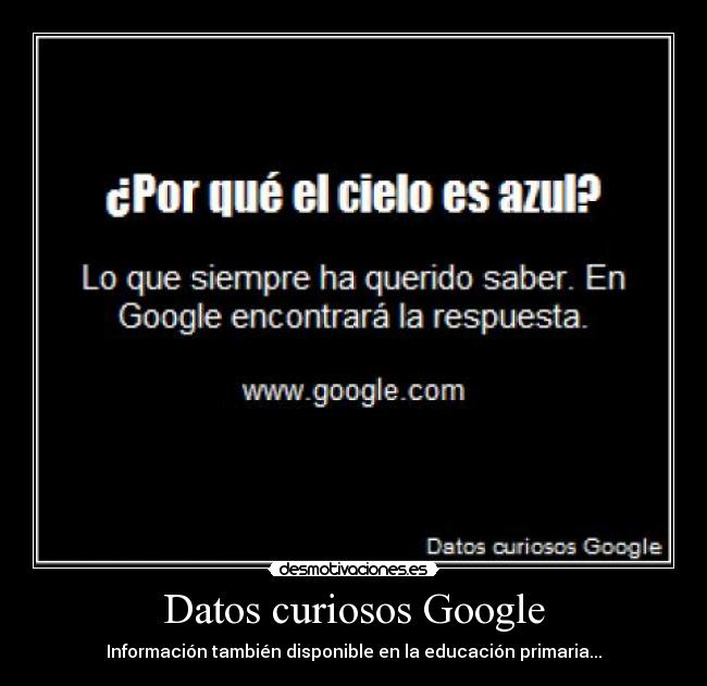 Datos curiosos Google - 