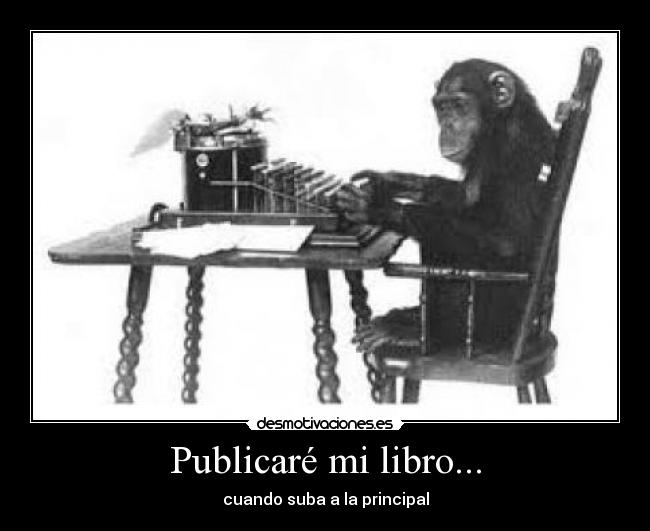 Publicaré mi libro... -