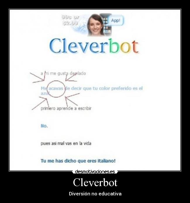 Cleverbot - Diversión no educativa