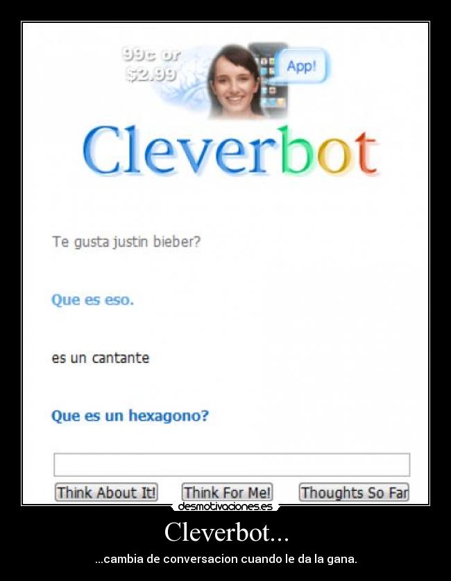 Cleverbot... -