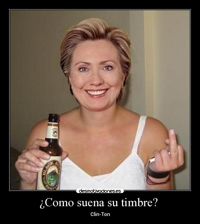 ¿Como suena su timbre?  - Clin-Ton