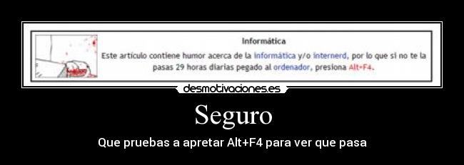 carteles seguro desmotivaciones