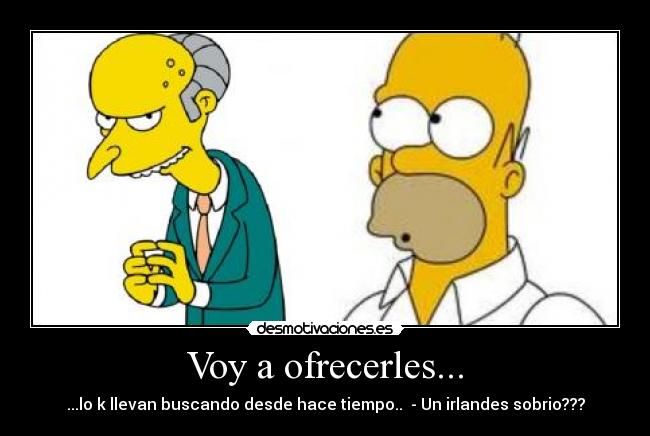 Voy a ofrecerles... - 