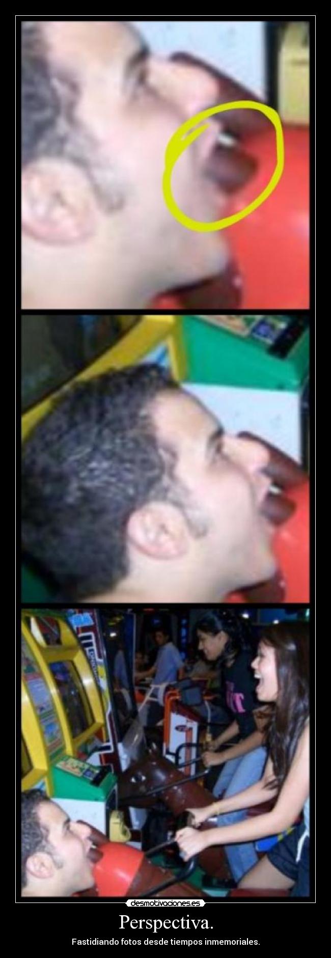 Perspectiva. - Fastidiando fotos desde tiempos inmemoriales.
