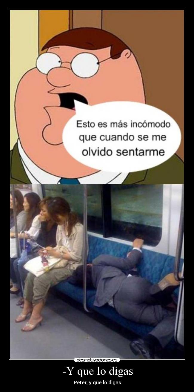 carteles hombre acuerdo con peter desmotivaciones