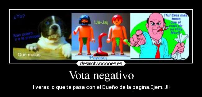 Vota negativo - 