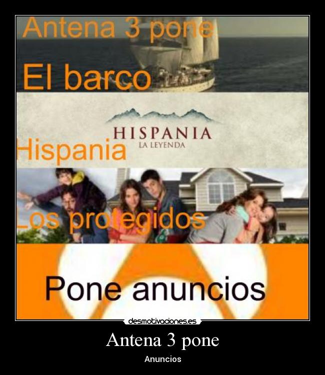 Antena 3 pone - Anuncios