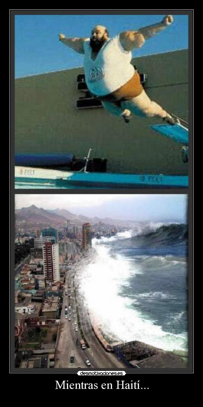 Mientras en Haití... -