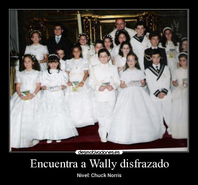 Encuentra a Wally disfrazado -
