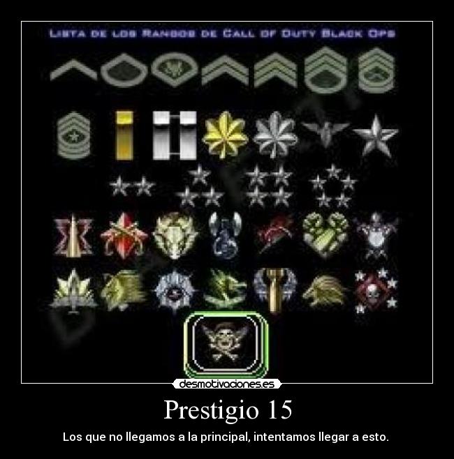 Prestigio 15 - Los que no llegamos a la principal, intentamos llegar a esto. 