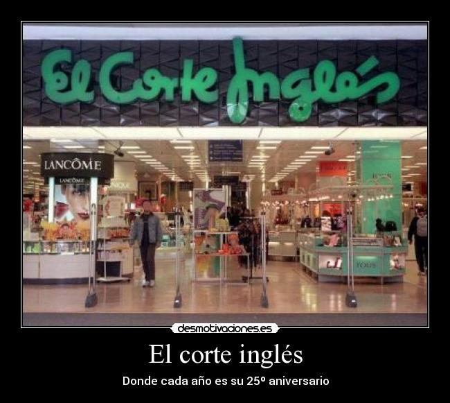 El corte inglés -
