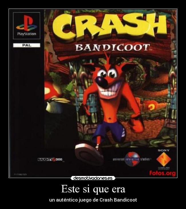 Este si que era - un auténtico juego de Crash Bandicoot