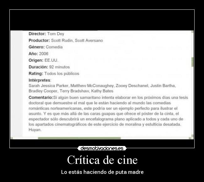 Crítica de cine -