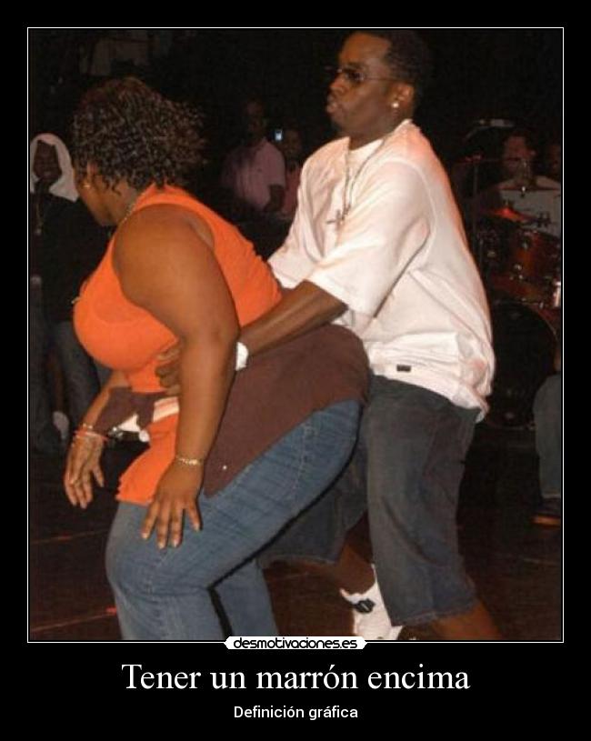 Tener un marrón encima - Definición gráfica