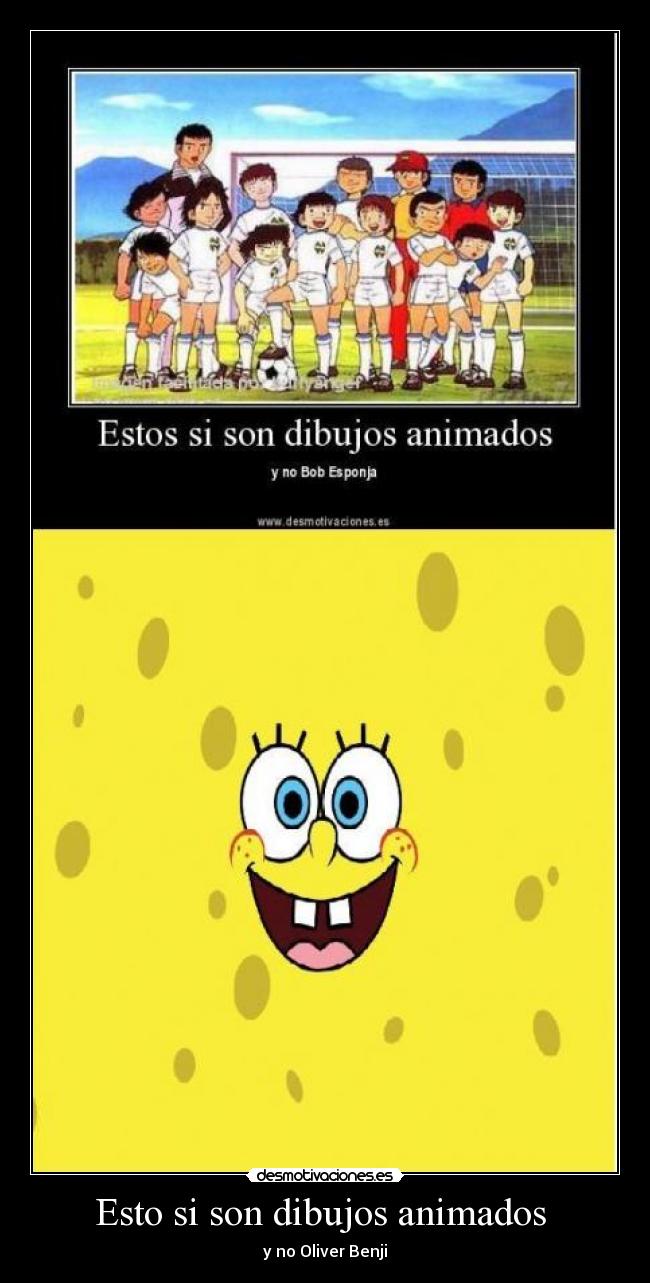 Esto si son dibujos animados - y no Oliver Benji