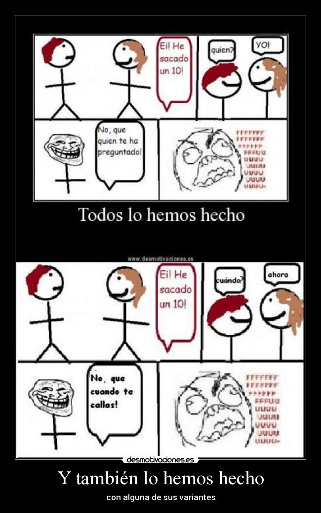 Y también lo hemos hecho - 