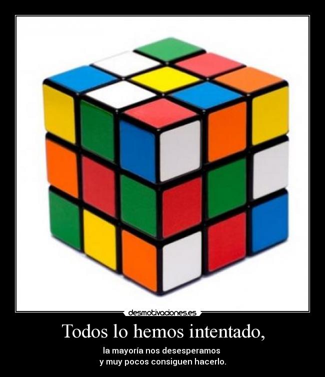 Todos lo hemos intentado, - 