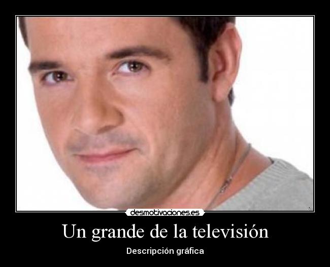 Un grande de la televisión - Descripción gráfica