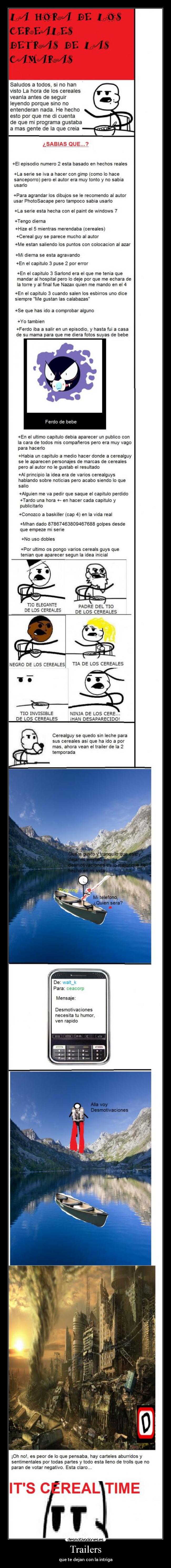 Trailers - que te dejan con la intriga