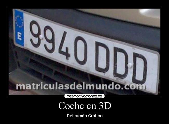 Coche en 3D - 