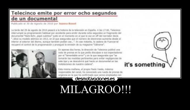 MILAGROO!!! - 