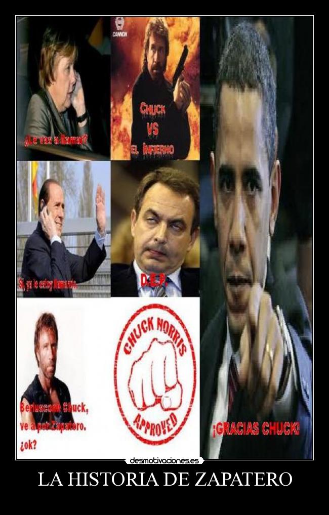 carteles historia historia zapatero desmotivaciones