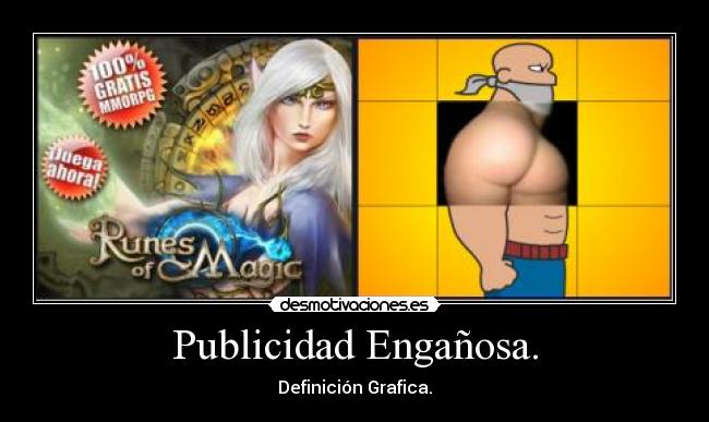 Publicidad Engañosa. - Definición Grafica.