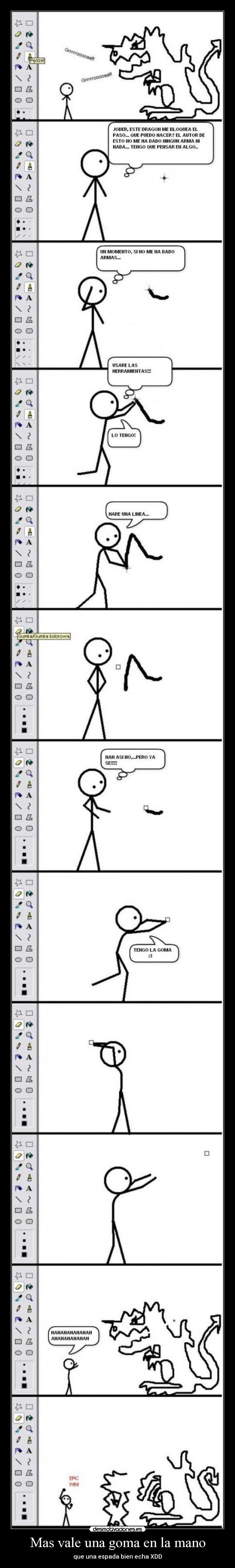 Mas vale una goma en la mano - 