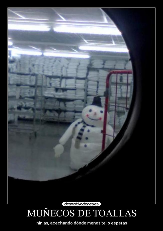 MUÑECOS DE TOALLAS - ninjas, acechando dónde menos te lo esperas