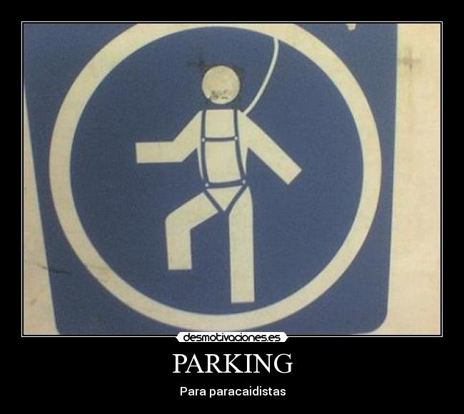 PARKING - Para paracaidistas