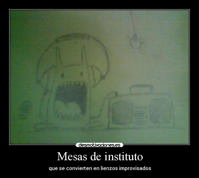 Mesas de instituto -